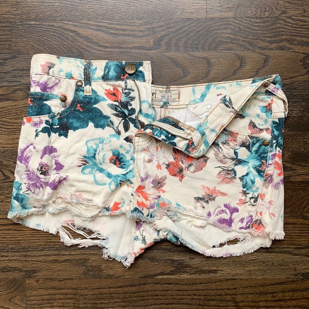 Free People Jean Shorts
